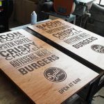 split bread sign