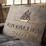 Catalina Coffee Raised Wood Sign