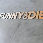 Funny or Die Floating Wood Sign