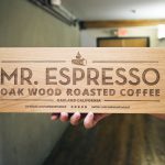 Mr. Espresso Etched Alder Wood Sign