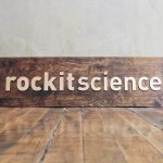 Rockit Science Raised Wood Sign