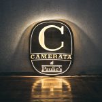 Camerata Illuminated Wood Sign