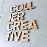 Collier Creative Light Wood Sign