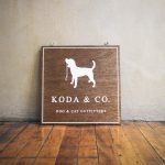 Koda & Co Hanging Wood Sign