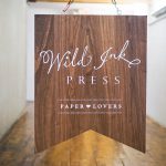 Wild Ink Press Wood Event Sign