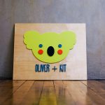 Oliver + Kit Custom Painted Wood Tradeshow Sign