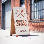 Brown Sugar Kitchen A-Frame Sign