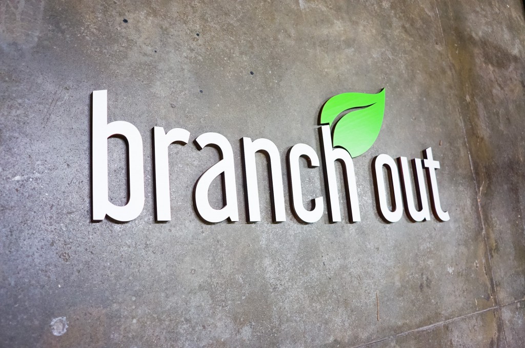 Branch Out Sign