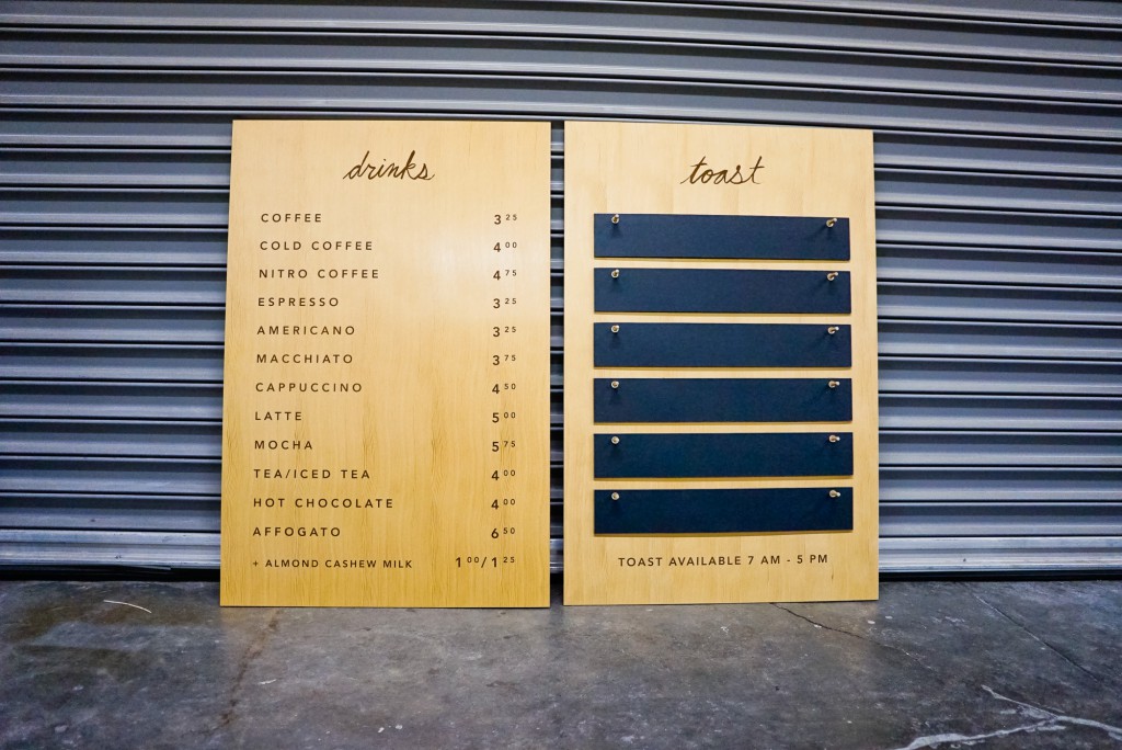 Four Barrel Changeable Menu