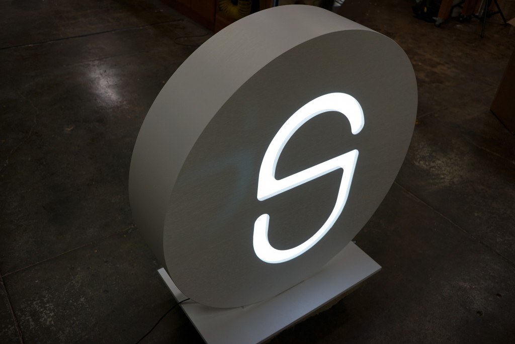 SimpliSafe Illuminated Sign