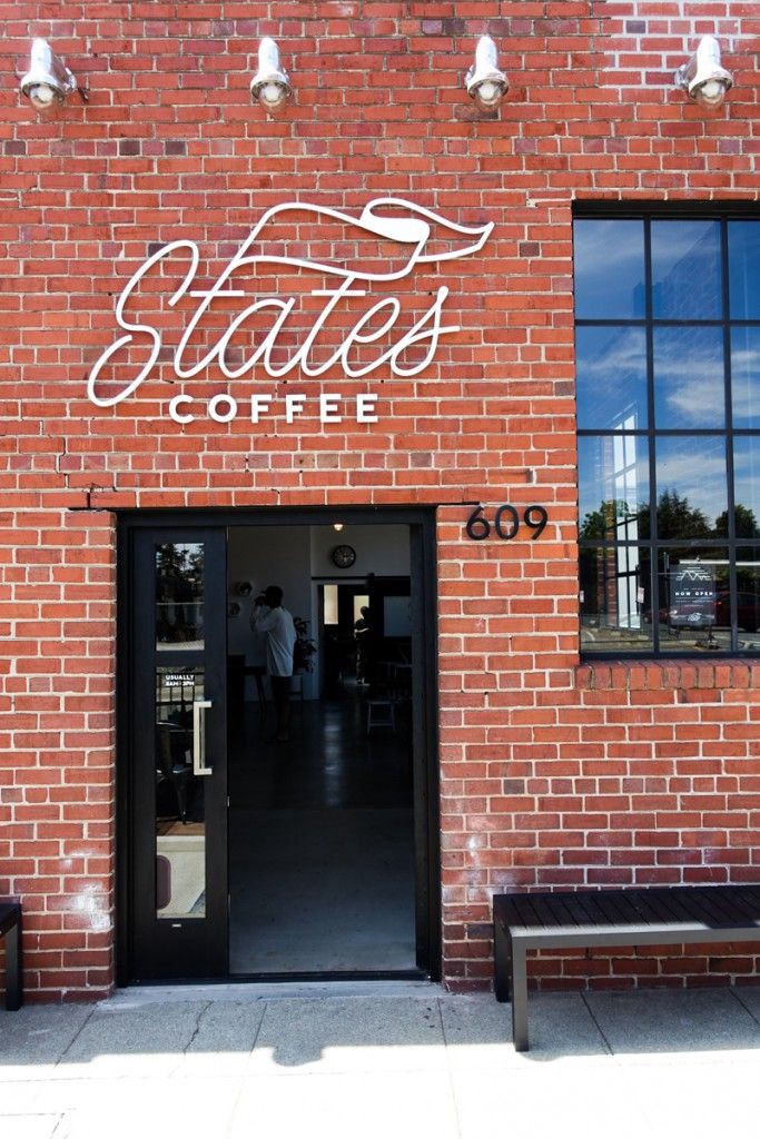 States Coffee Sign