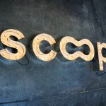 scoop illuminated vintage marquee sign