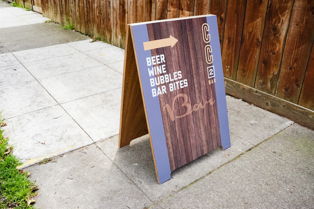 Coffee Cultures Printed Wood A-Frame Sign