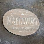 Maplewood whitewashed sign