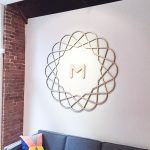 Metalab wood sign