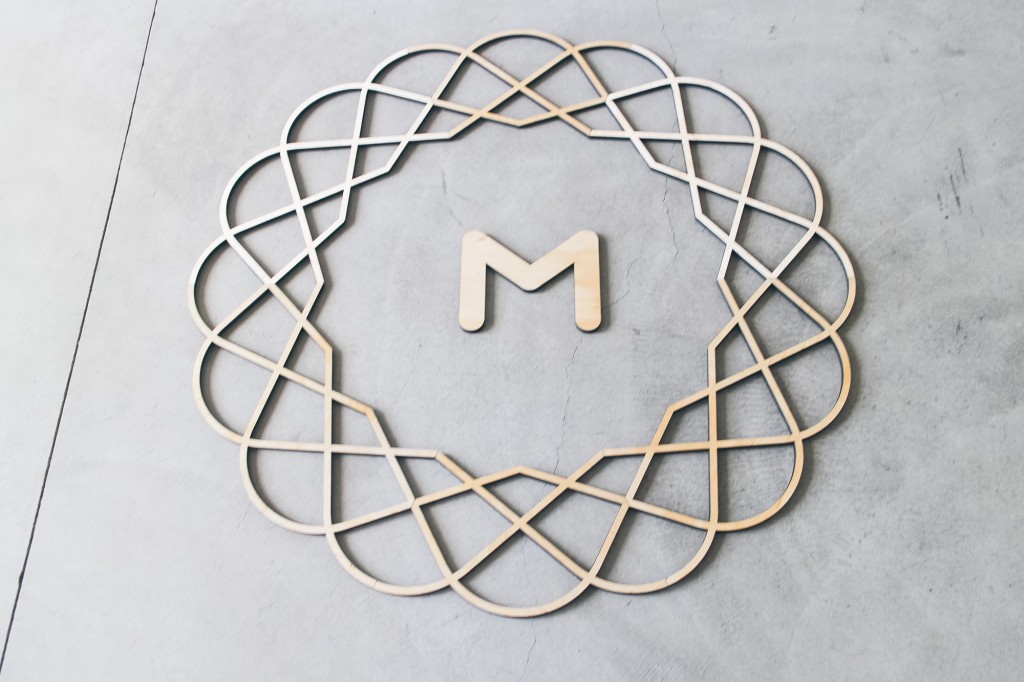 Metalab wood sign