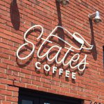 States Coffee Sign