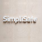 Simplisafe white letters