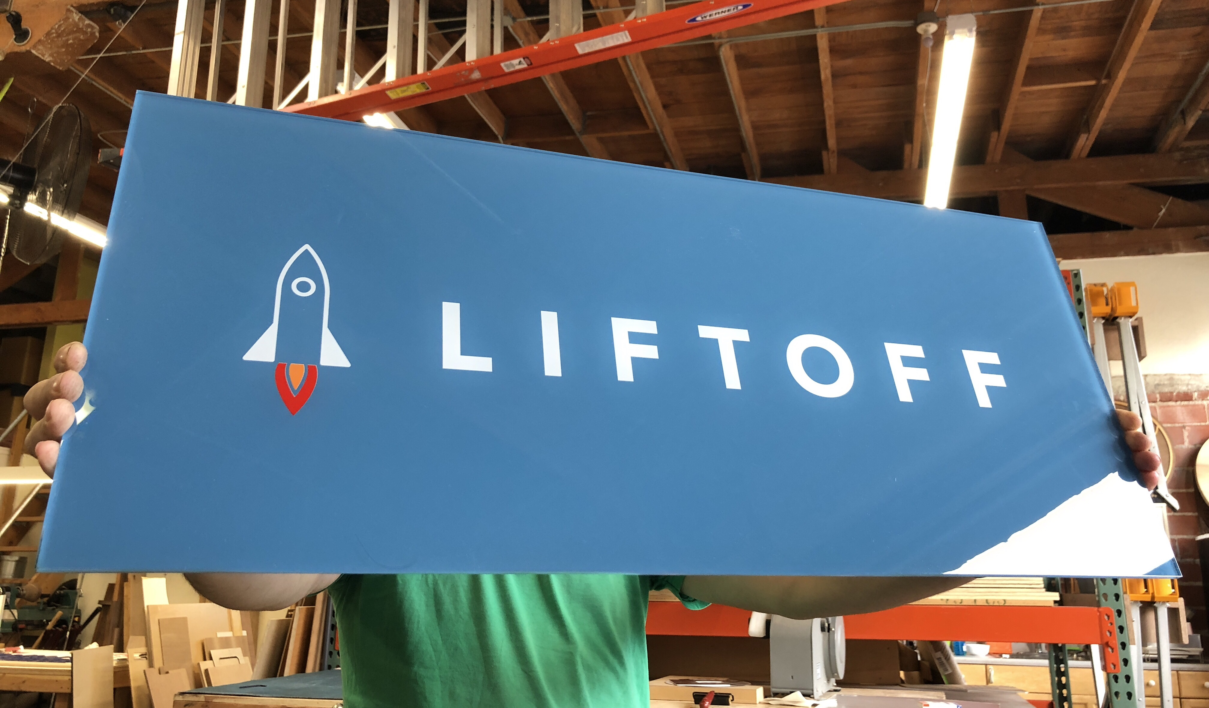 Liftoff Standoff Sign