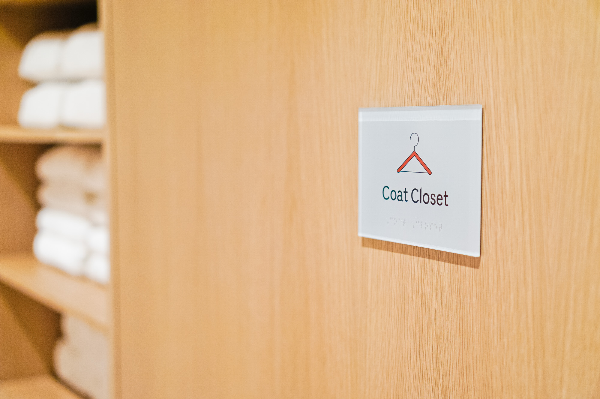 The Coat Closet Sign at The Wing San Francisco, a co-working space for women. The Coat Closet Sign at The Wing San Francisco, a co-working space for women.