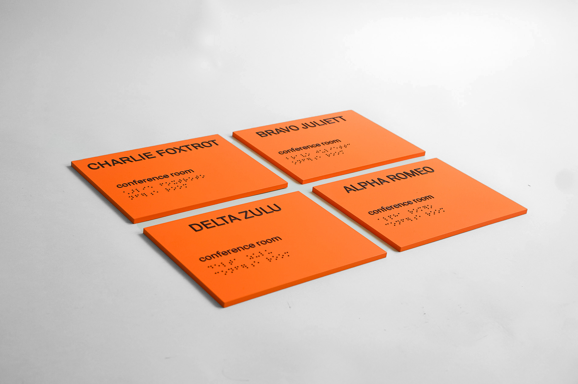 Custom ADA conference room signs for Anchorage, a San Francisco-based company focused on creating custody solutions for the cryptocurrency ecosystem. Custom ADA conference room signs for Anchorage, a San Francisco-based company focused on creating custody solutions for the cryptocurrency ecosystem.