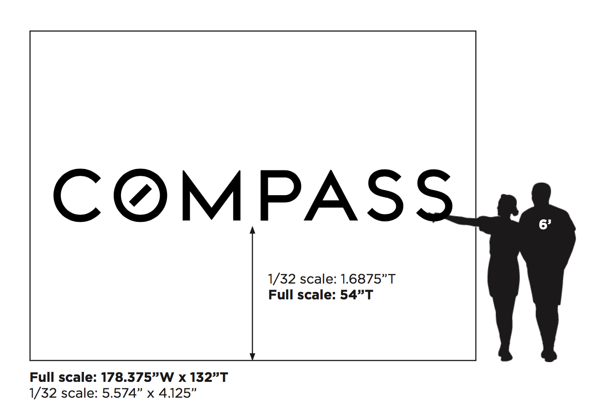 Optical-illusion, multi panel wood sign / privacy screen at the San Francisco office of Compass, a modern real estate platform. Optical-illusion, multi panel wood sign / privacy screen at the San Francisco office of Compass, a modern real estate platform.
