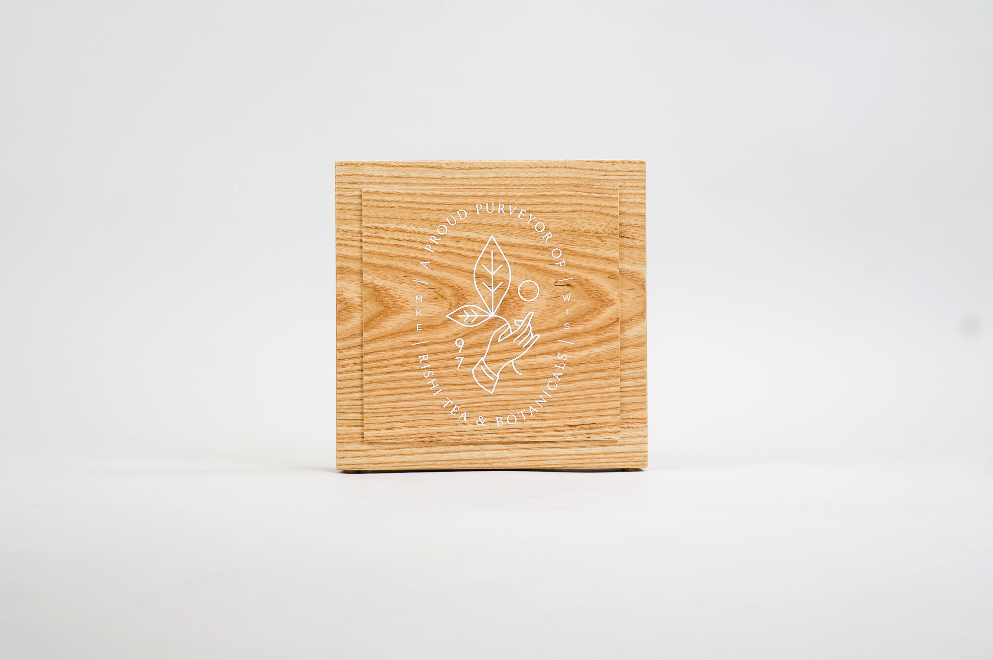 Solid wood retail/cafe sign with white artwork for RIshi, a Direct Trade importer of organic teas and botanicals from the very best sources. Solid wood retail/cafe sign with white artwork for RIshi, a Direct Trade importer of organic teas and botanicals from the very best sources.