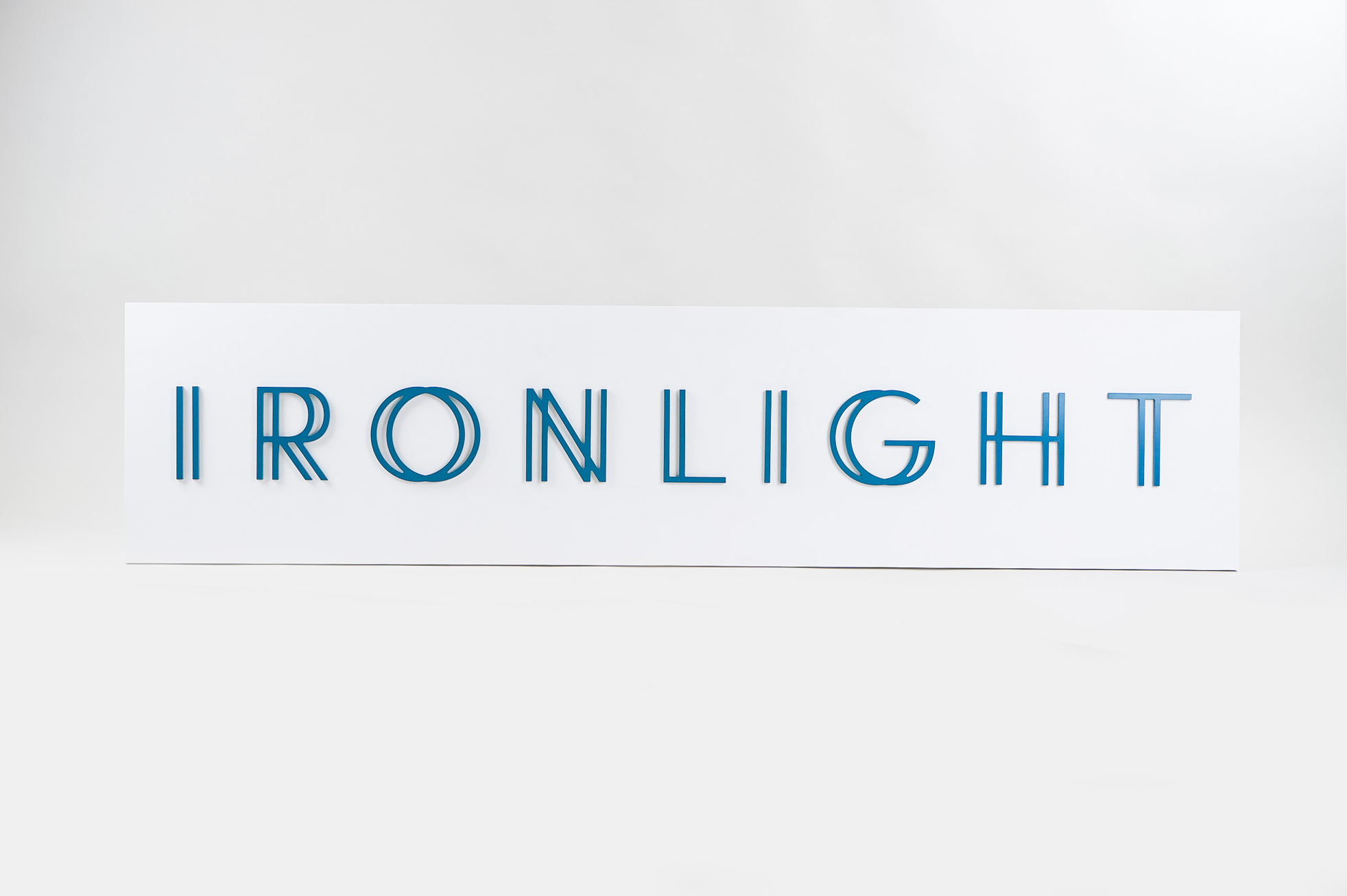 Blue letters on white rectangular panel for 10 Branch, an organization that mentors early stage companies. Blue letters on white rectangular panel for 10 Branch, an organization that mentors early stage companies.
