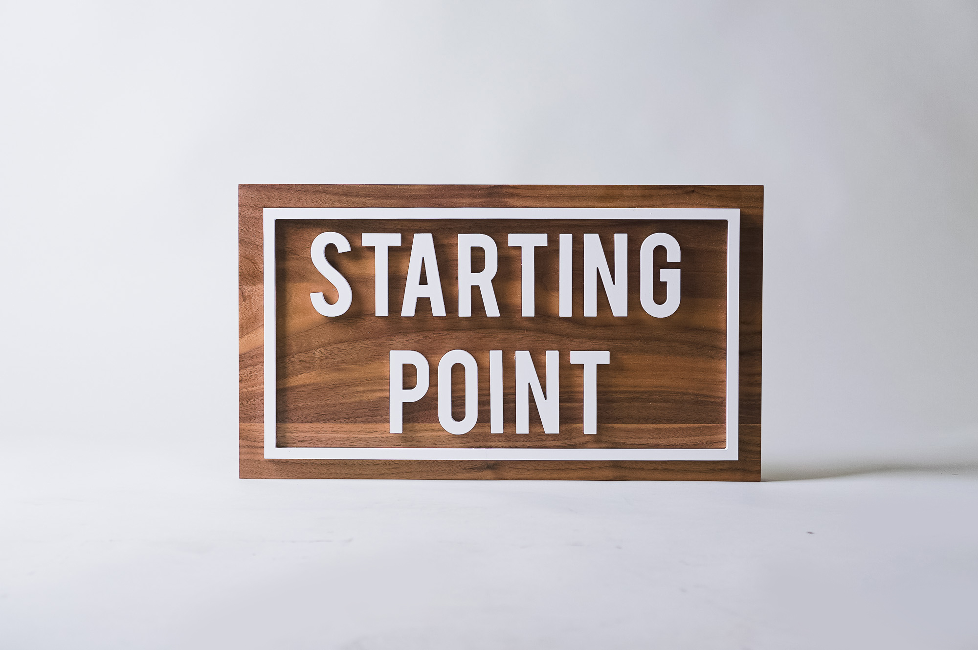 Small solid walnut and white acrylic illuminated wayfinding sign for Columbia Church, a church in Richland, WA. Small solid walnut and white acrylic illuminated wayfinding sign for Columbia Church, a church in Richland, WA.