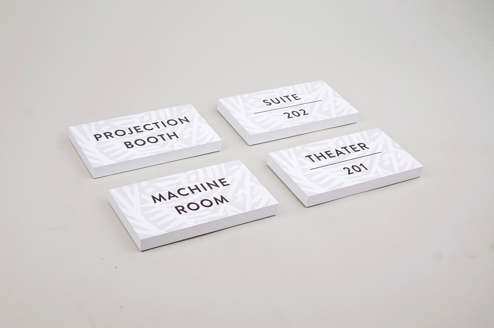 Room signs for Fotokem’s Margarita Mix®, a Los Angeles facility that provides audio services for commercial advertising, television, video games and DVD. Room signs for Fotokem's Margarita Mix®, a Los Angeles facility that provides audio services for commercial advertising, television, video games and DVD.