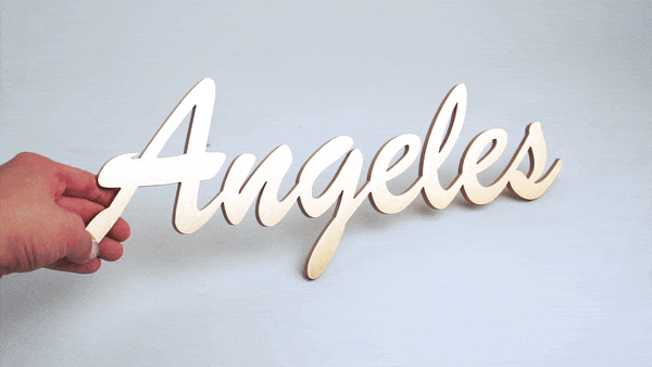 Retro, brass colored sign made from brushed, solid bronze for The Wing, a co-working space in Los Angeles. Retro, brass colored sign made from brushed, solid bronze for The Wing, a co-working space in Los Angeles.
