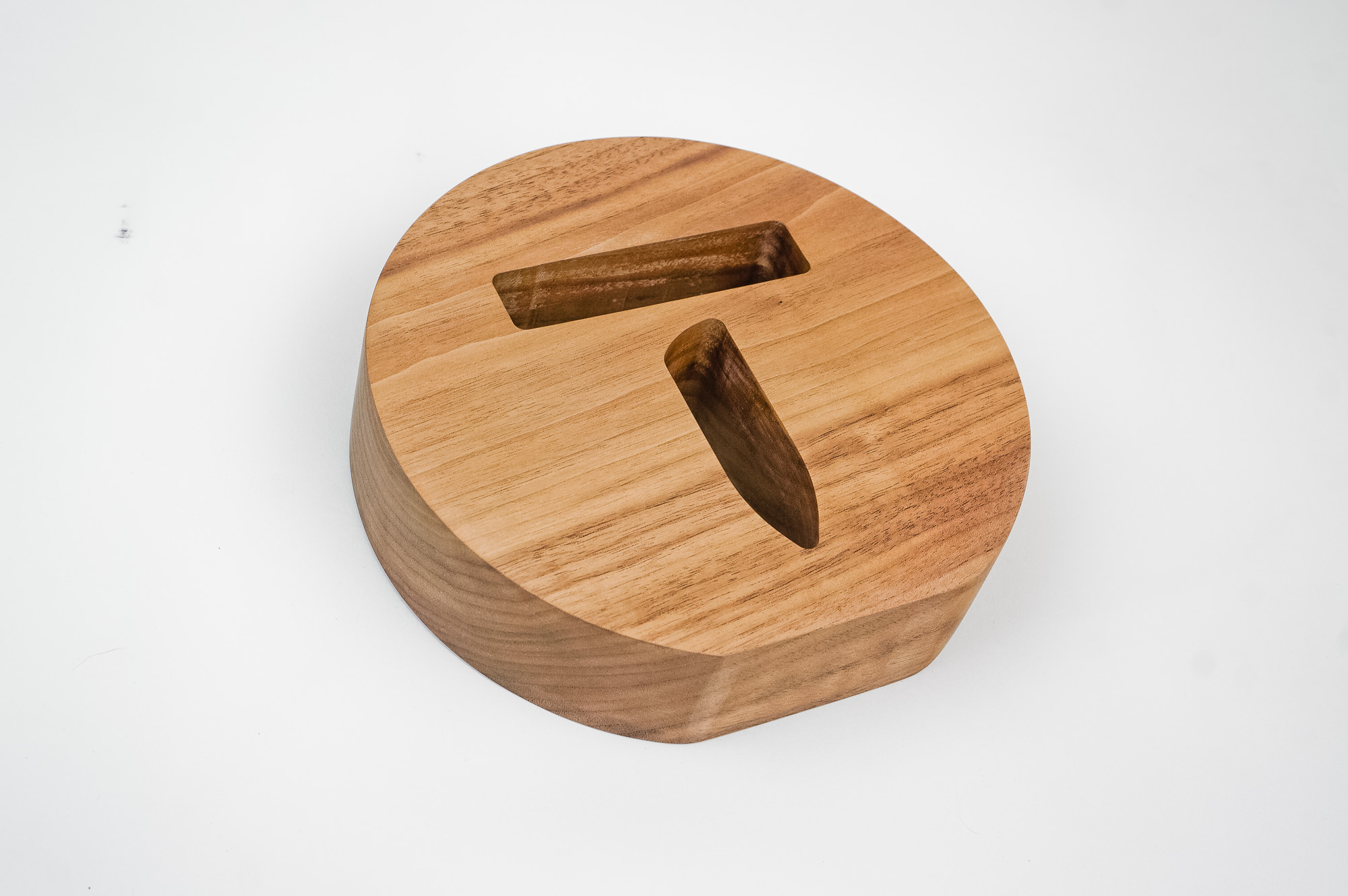 Solid walnut tabletop sign for Thumbtack, a San Francisco based online service that matches customers with local professionals Solid walnut tabletop sign for Thumbtack, a San Francisco based online service that matches customers with local professionals
