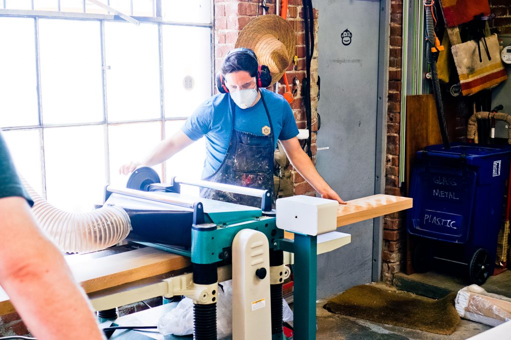 Slack sign - milling up wood