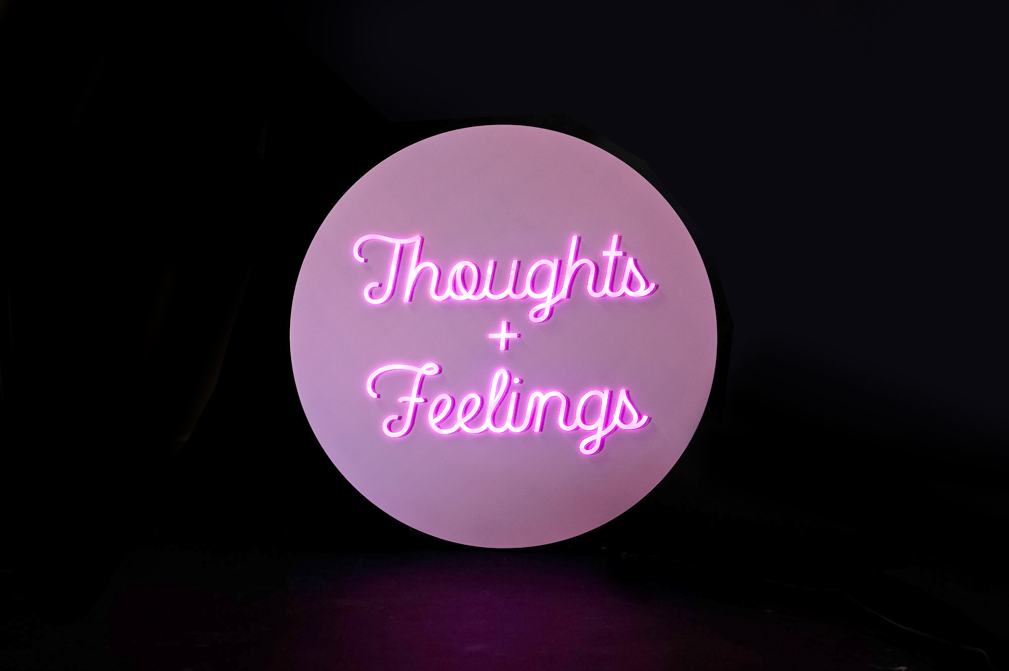 Pink neon-style team sign for Facebook, an American online social media and social networking service company. Pink neon-style team sign for Facebook, an American online social media and social networking service company.