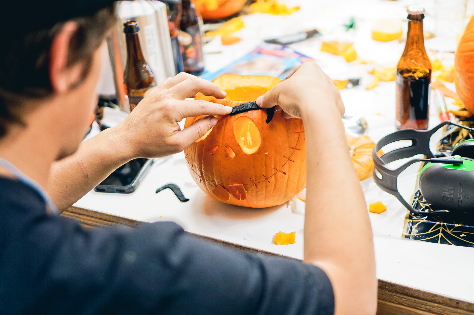 Tinkering Monkey pumpkin carving contest 2019