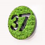 Two-toned, moss filled letters for Science37, a mobile technology and clinical trial company.