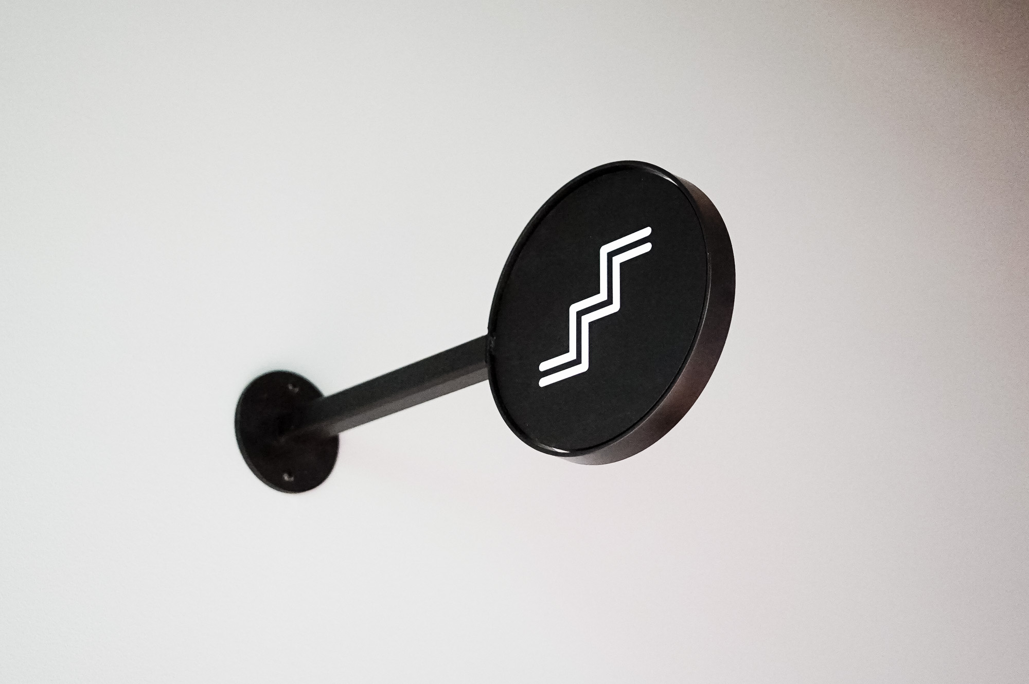 Vintage-style, minimal black blade sign with white icon for Scale, a San Francisco based company delivering high quality training data for AI applications such as self-driving cars, mapping, AR/VR, robotics, and more. Vintage-style, minimal black blade sign with white icon for Scale, a San Francisco based company delivering high quality training data for AI applications such as self-driving cars, mapping, AR/VR, robotics, and more.