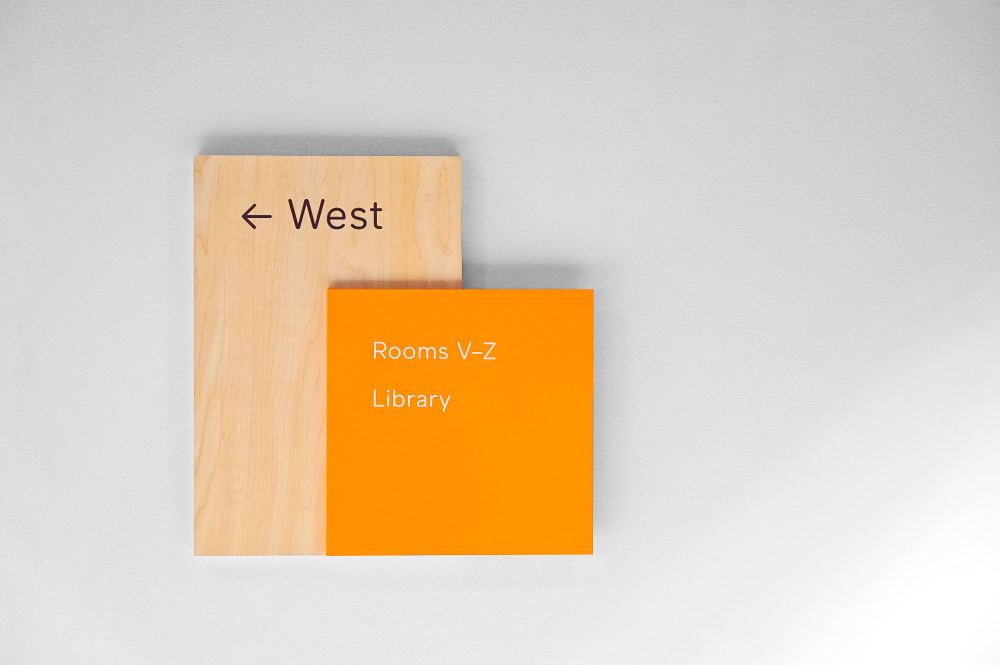 Modern light wood and colored wayfinding wall panels for Scale, a San Francisco based company delivering high quality training data for AI applications such as self-driving cars, mapping, AR/VR, robotics, and more. Modern light wood and colored wayfinding wall panels for Scale, a San Francisco based company delivering high quality training data for AI applications such as self-driving cars, mapping, AR/VR, robotics, and more.