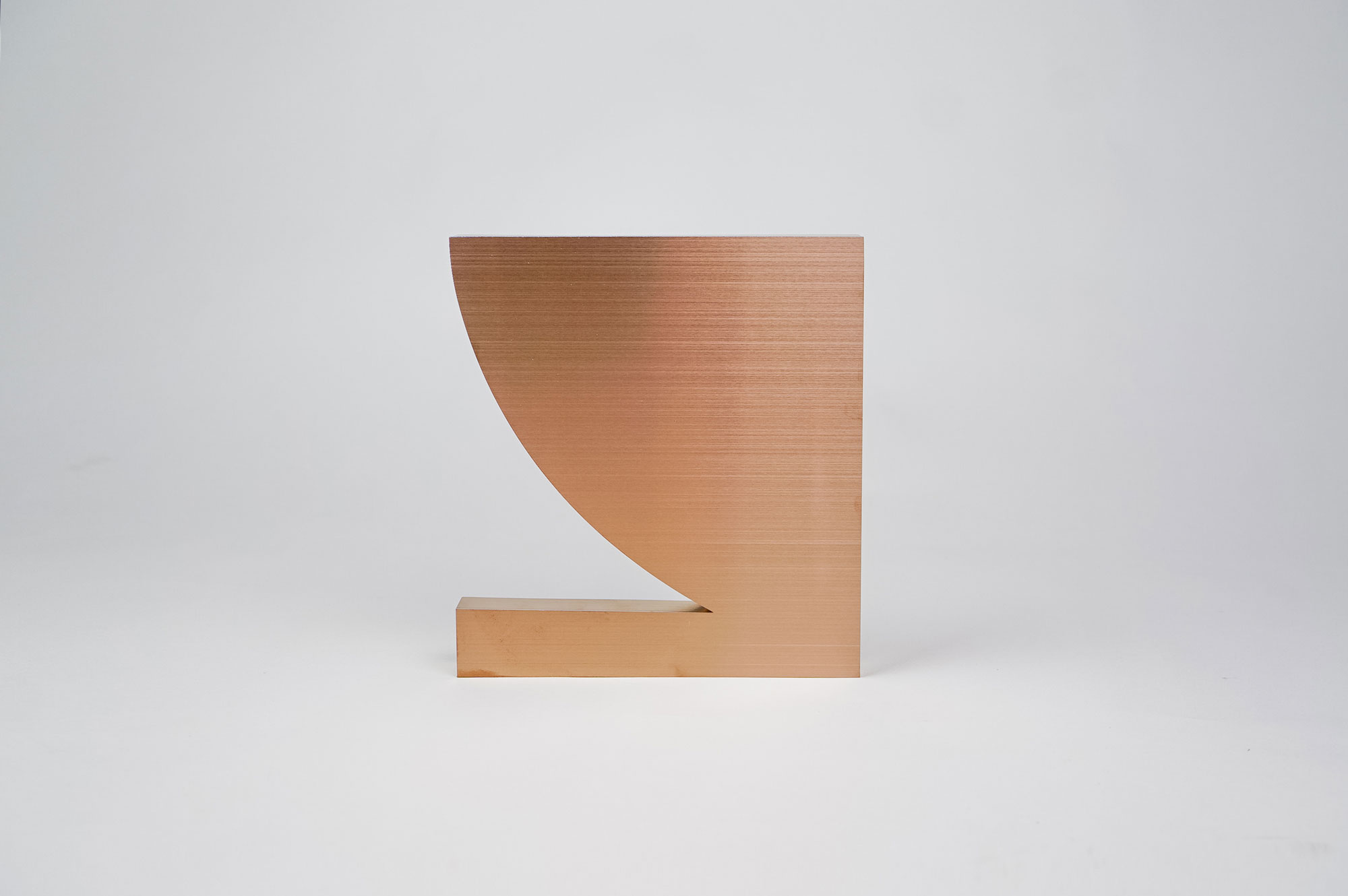 Brushed copper style cutout logo for Bzippy & Co, a design line by LA-based artist Bari Ziperstein.