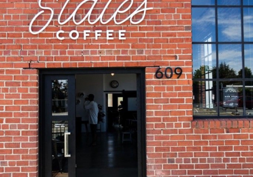 States Coffee Sign States Coffee Sign