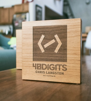 40 Digits, Tabletop Sign