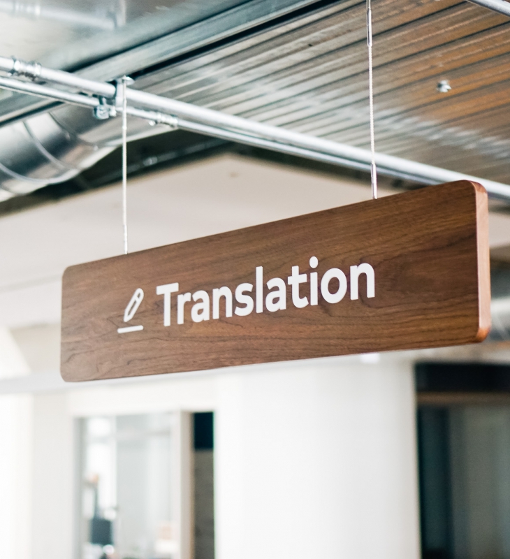 Thumbtack Wayfinding Signage