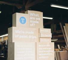 Thumbtack Manifesto Art Installation