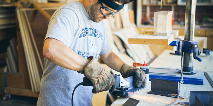 welding sign frame