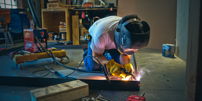 welding sign frame