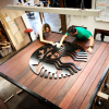 Assembling starbucks sign