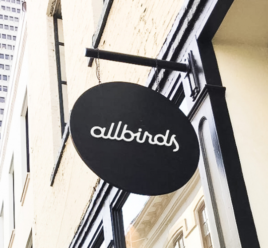 Allbirds Blade Sign