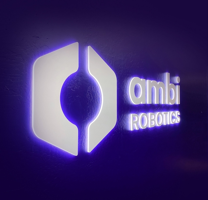 Ambi Robotics Illuminated Sign