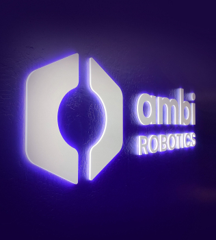 Ambi Robotics Illuminated Sign