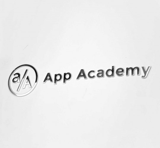 App Academy Column Sign